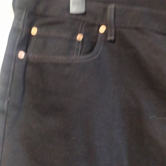 Like new Levi’s Men 550 Black Denim Jeans Size 50 waist by 30 - Picture 6 of 13